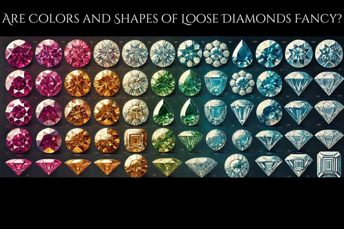 Are the Colors and Shapes of Loose Diamonds Fancy?