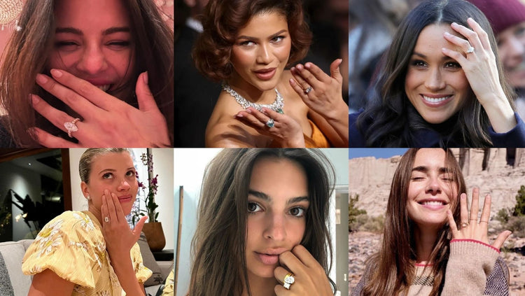 Unusual Celebrity Engagement Rings