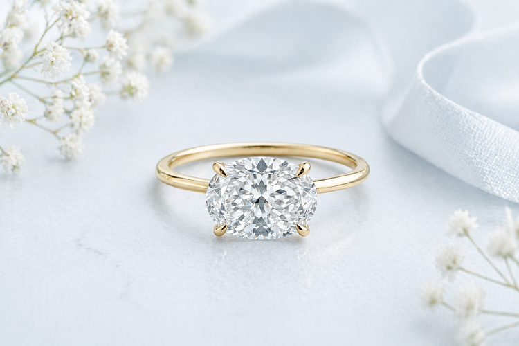 What is an East West Engagement Ring and How to Maintain It