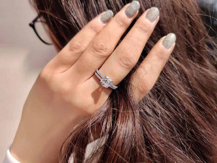Moissanite Bridal Set: The ultimate “easy choice” when it comes to beauty and convenience