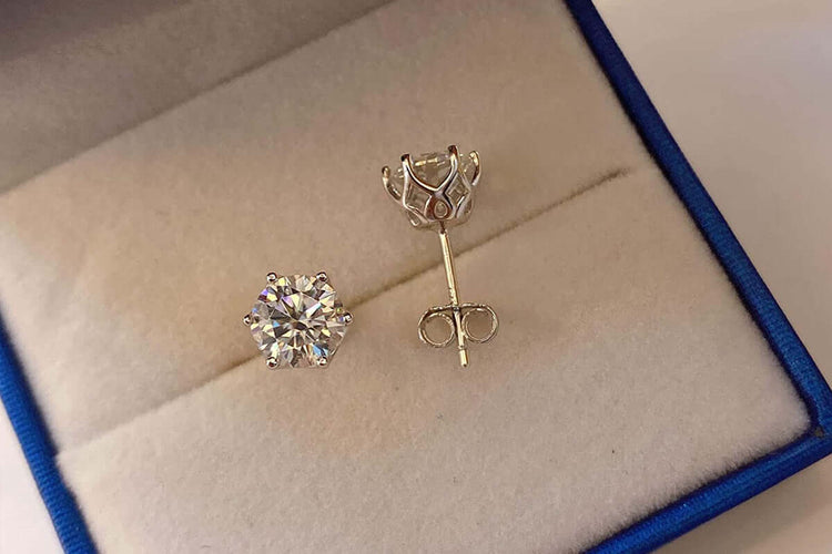 What Are Moissanite Stud Earrings?