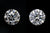Ideal Cut Diamond on left side vs Excellent Cut on right side