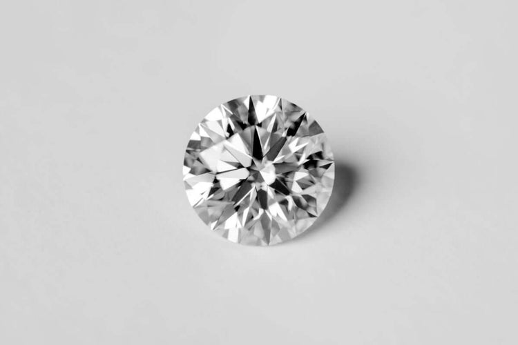 Diamond with small inclusions and blemishes in it.
