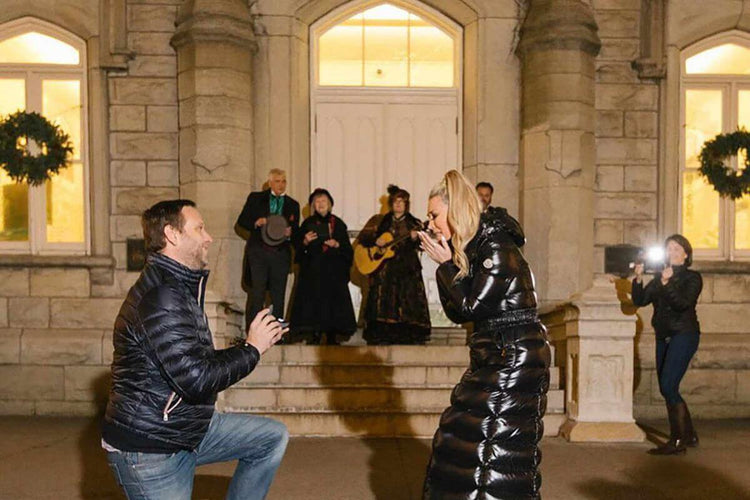 Tinsley Mortimer is proposed by a boyfriend with engagement ring