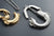 Close up view of Lobster clasps 
