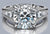 Moissanite diamond ring with a very high resale value