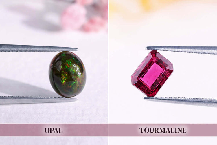October's Birthstones: Opal and Tourmaline