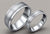 Two wedding bands with different sizes