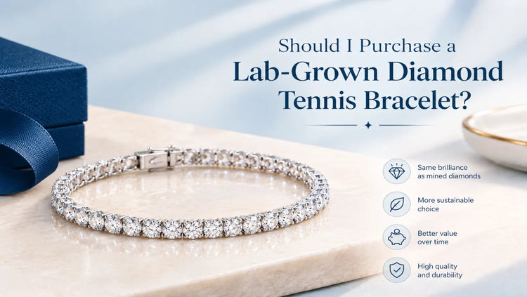 Lab-grown diamond tennis bracelet buying guide
