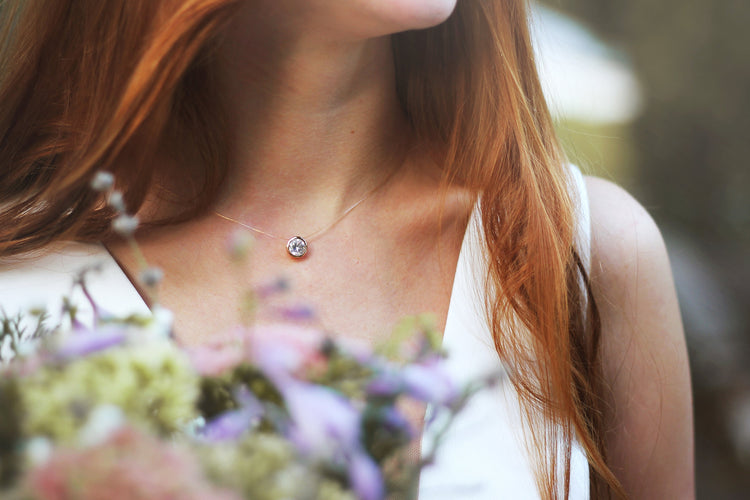 lab-grown diamond necklace styling guide