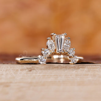 Custom wedding band crafted to your preference.
