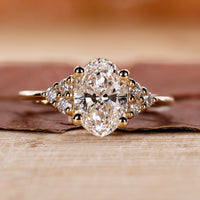 Oval Cut Engagement Ring with a stunning oval cut diamond.