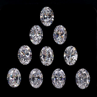 Oval Cut Lab Grown Diamond available in 0.25 to 1.50 carat diamond range.
