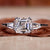 igi certified asscher cut diamond ring