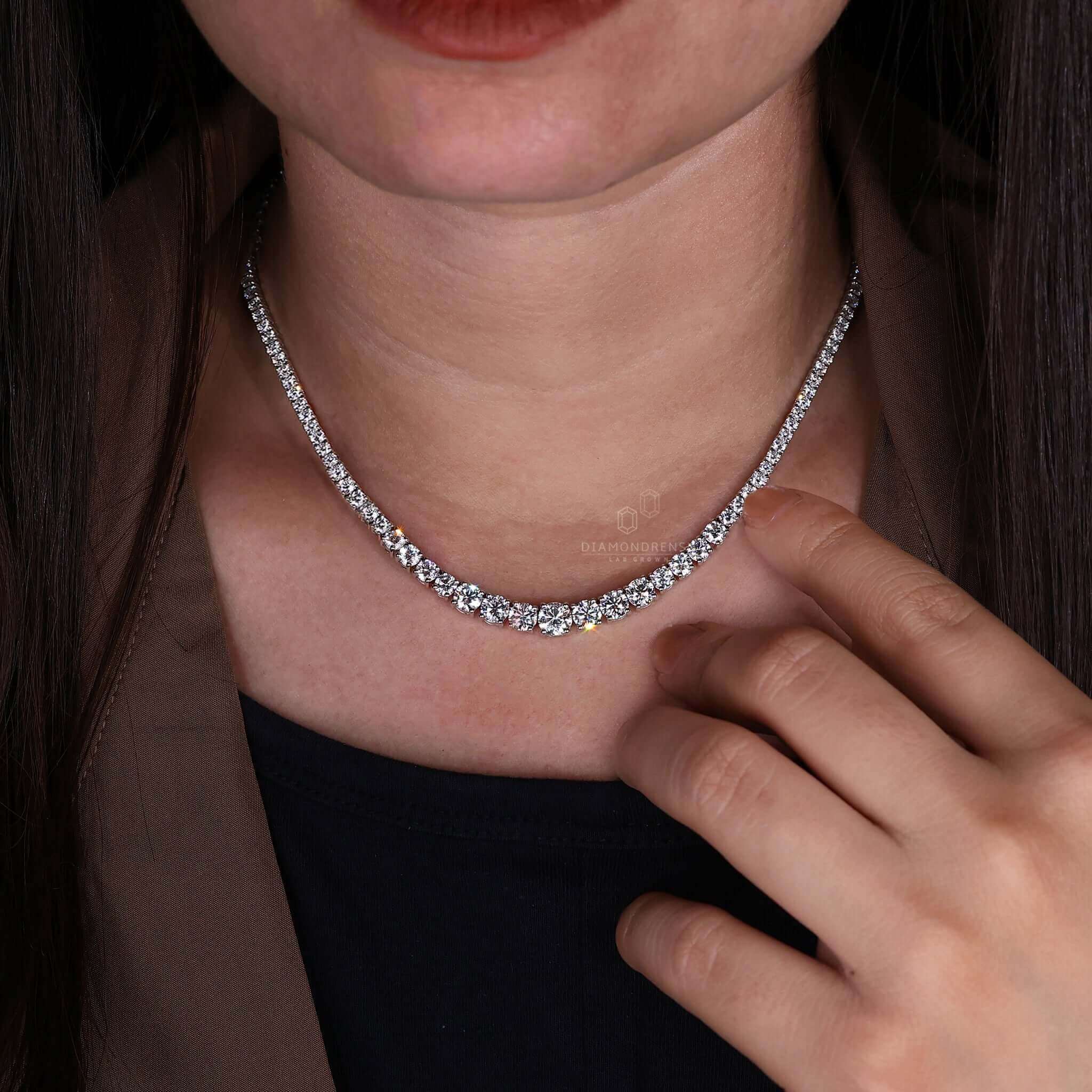 Lab grown diamond necklace Clearance