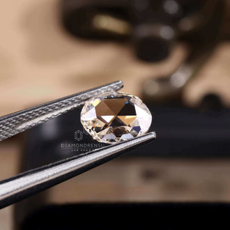 Loose diamond with rose cut comes from Diamondrensu.
