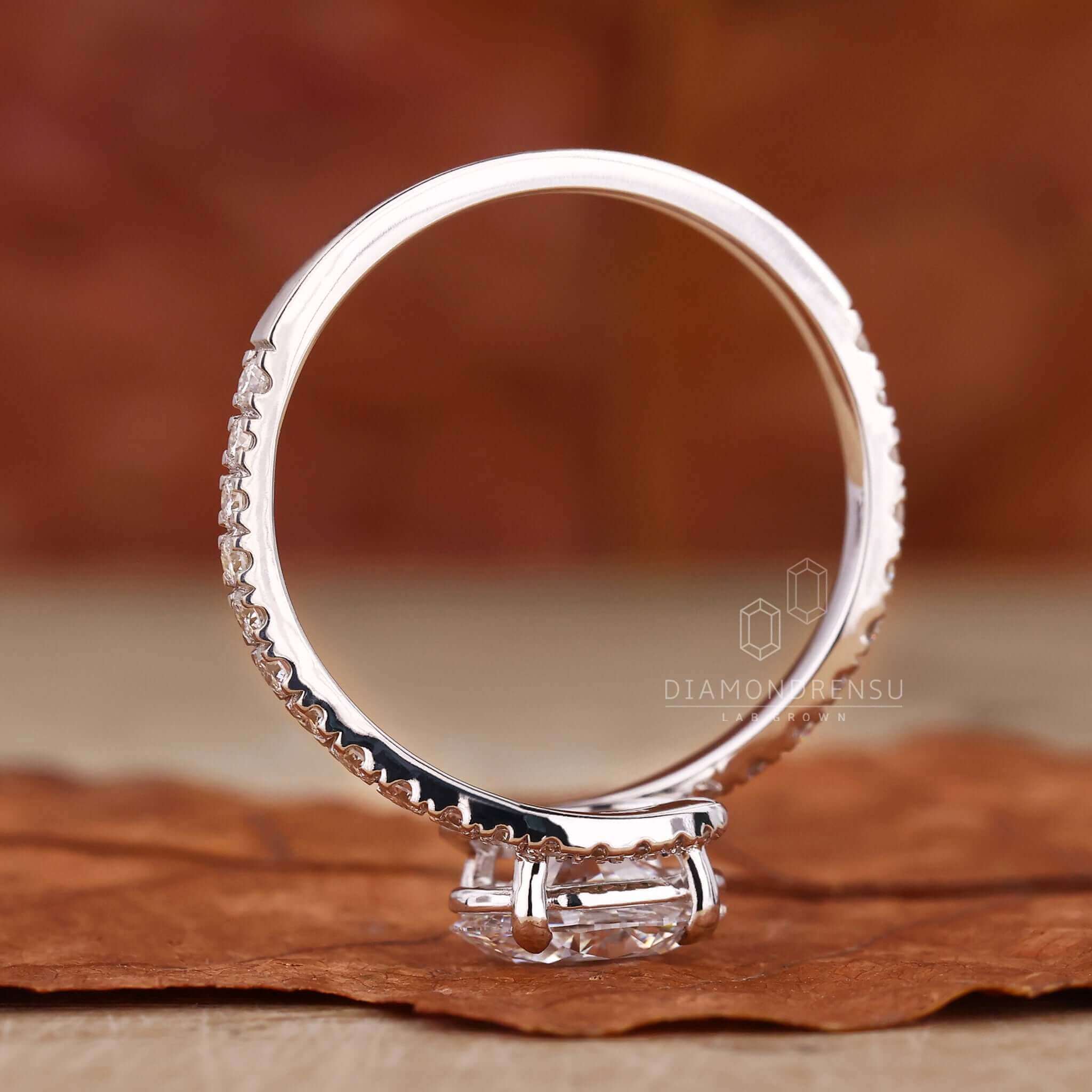 certified diamond engagement ring