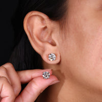 Earrings studs crafted with care, perfect as handmade jewelry for women.