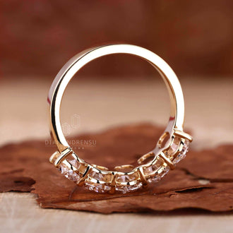 lab created diamond wedding ring