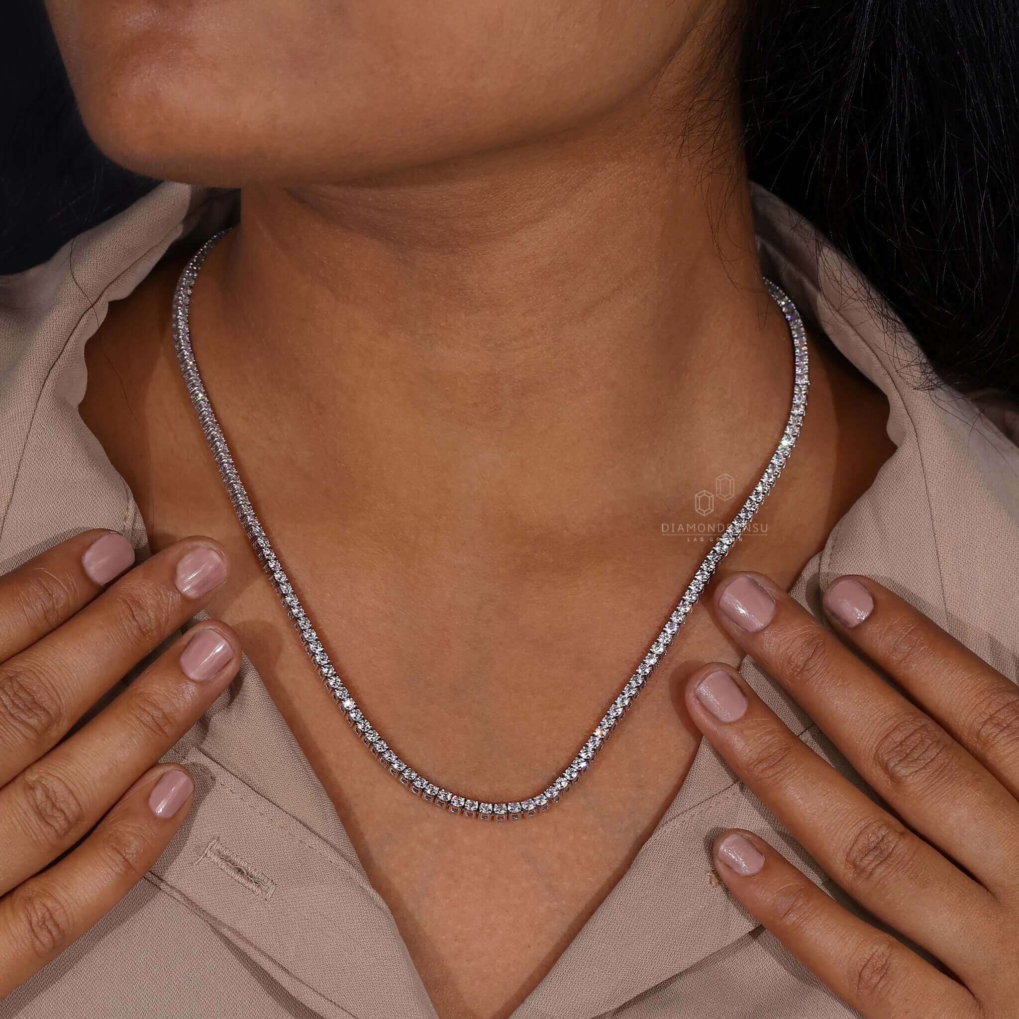 igi certified diamond necklace