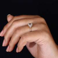 Baguette Ring crafted using IGI certified diamonds.