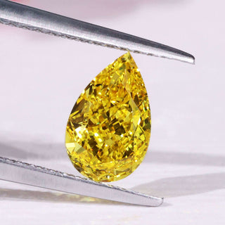 Pear cut diamond lab grown diamond IGI Certified
