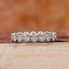 Bezel Set Eternity Band featuring timeless diamond brilliance.
