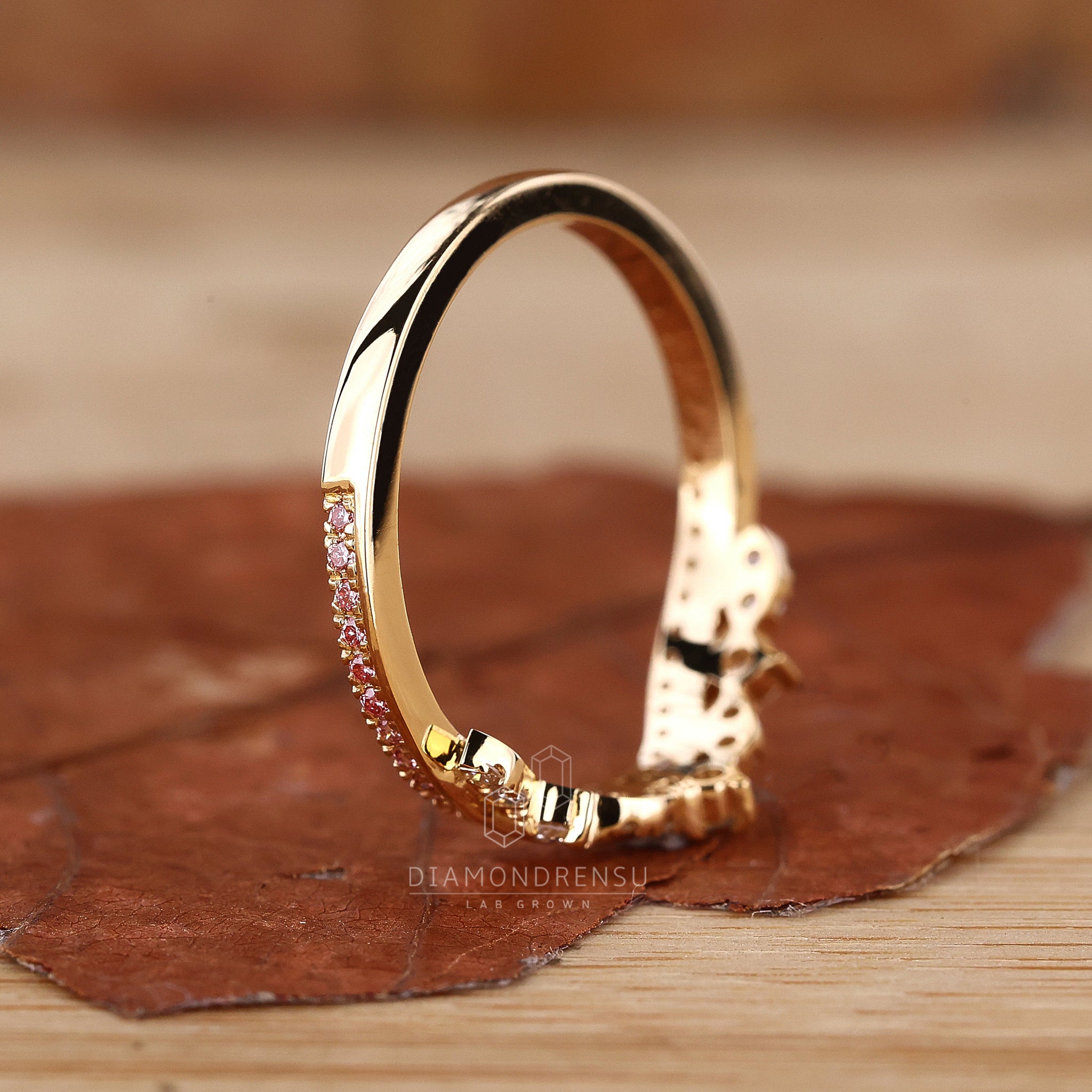 Yellow Gold Wedding Band with elegant craftsmanship.
