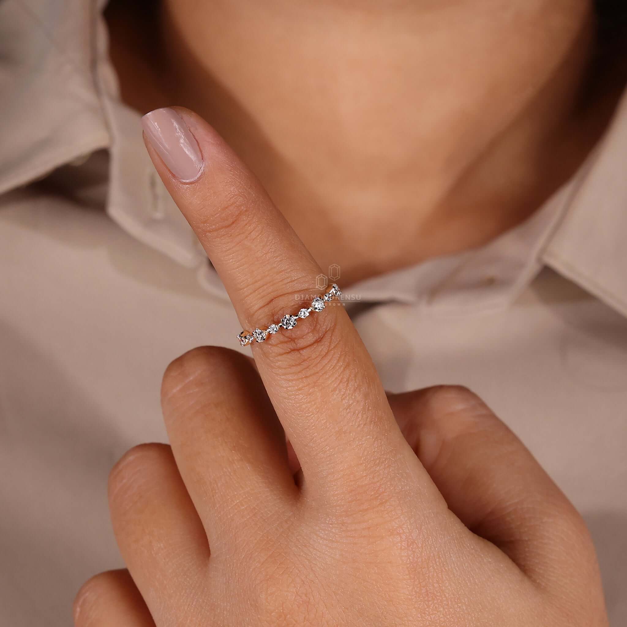igi certified diamond wedding rings