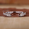 Open Wedding Band with a sleek and modern design.
