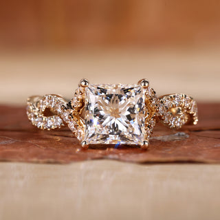 Princess Cut Diamond Engagement Ring in a timeless setting.