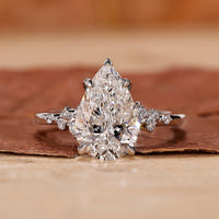 A stunning Snowdrift Ring with intricate detailing, perfect for a special occasion.