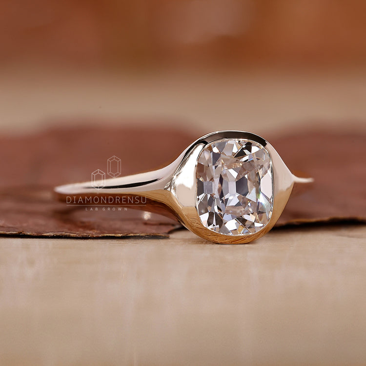 Tapered Shank Engagement Ring with a unique, refined style.

