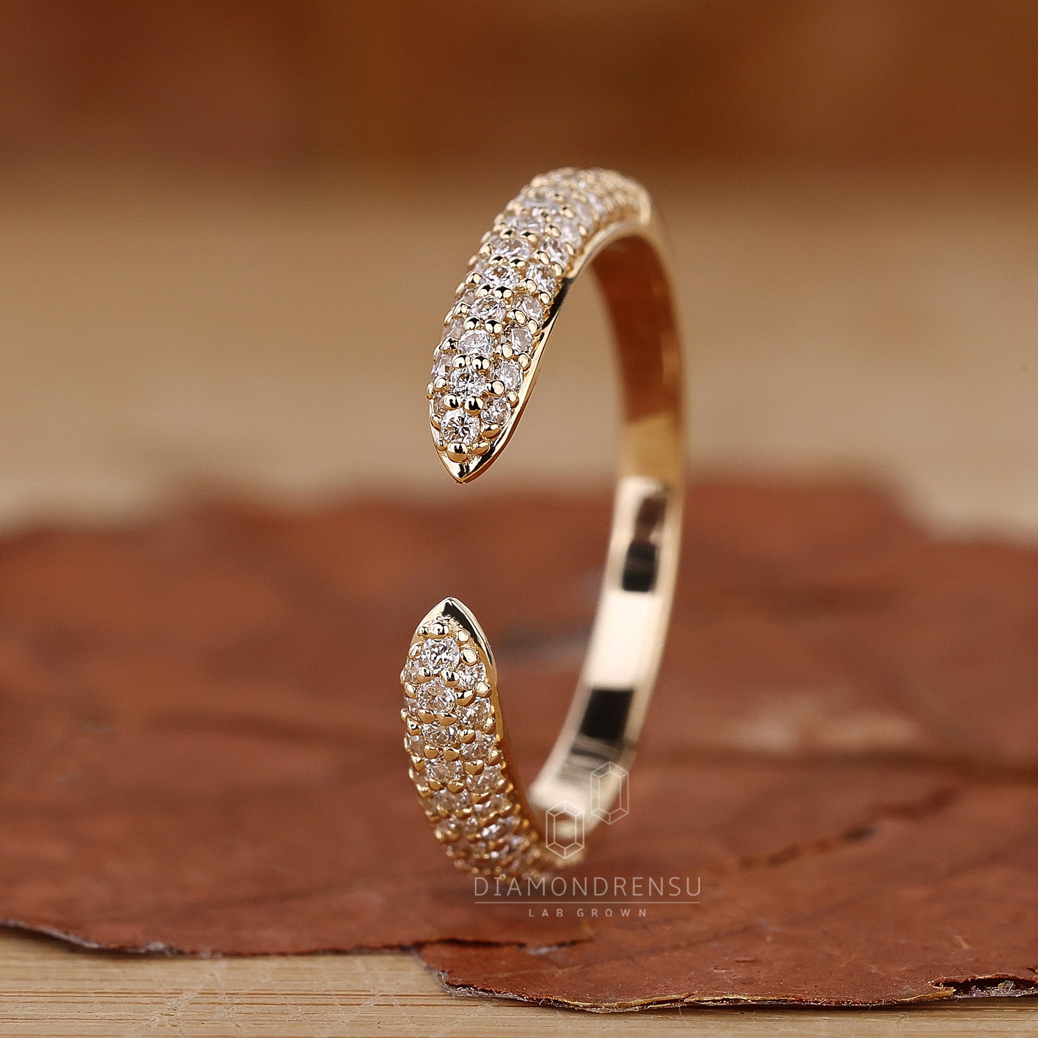 Yellow Gold Diamond Wedding Band for a luxurious appearance.
