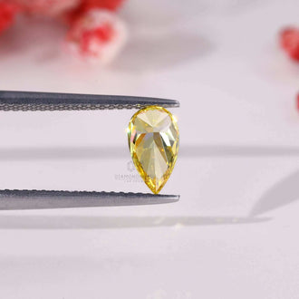 Lab grown diamond pear cut diamond