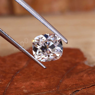 Antique cut diamond with old mine cushion shape, 1.17 carats and lab grown.
