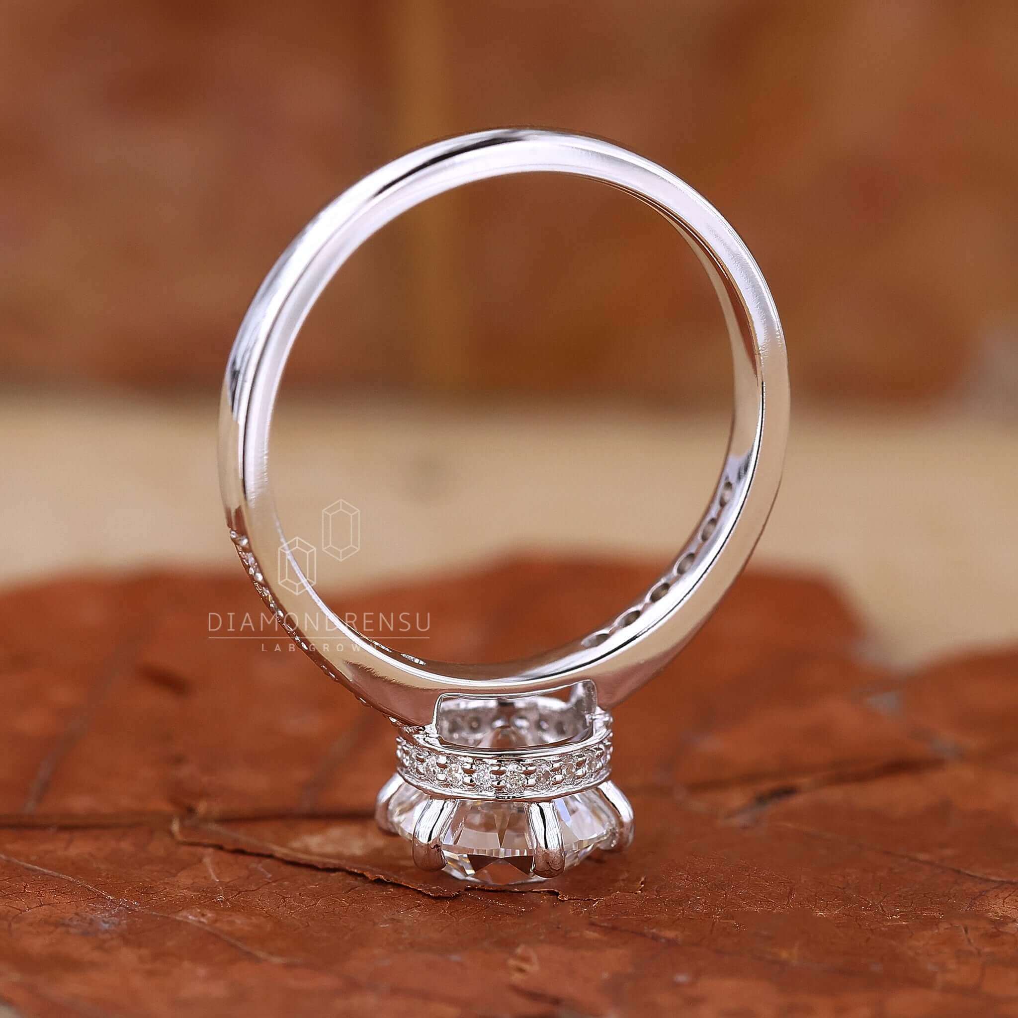 lab created diamond anniversary rings