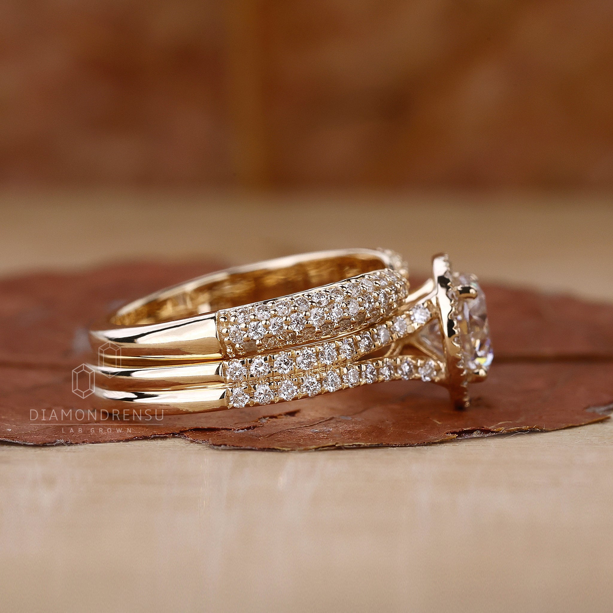 Open Gab Wedding Band designed for a unique, modern style.
