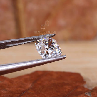 Buy lab grown antique cut old mine cushion diamond weighing 1.17 carats.
