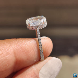 This handmade ring showcases fine craftsmanship and care.
