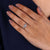 2 carat hidden halo engagement ring