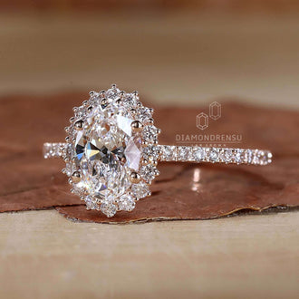 halo engagement ring