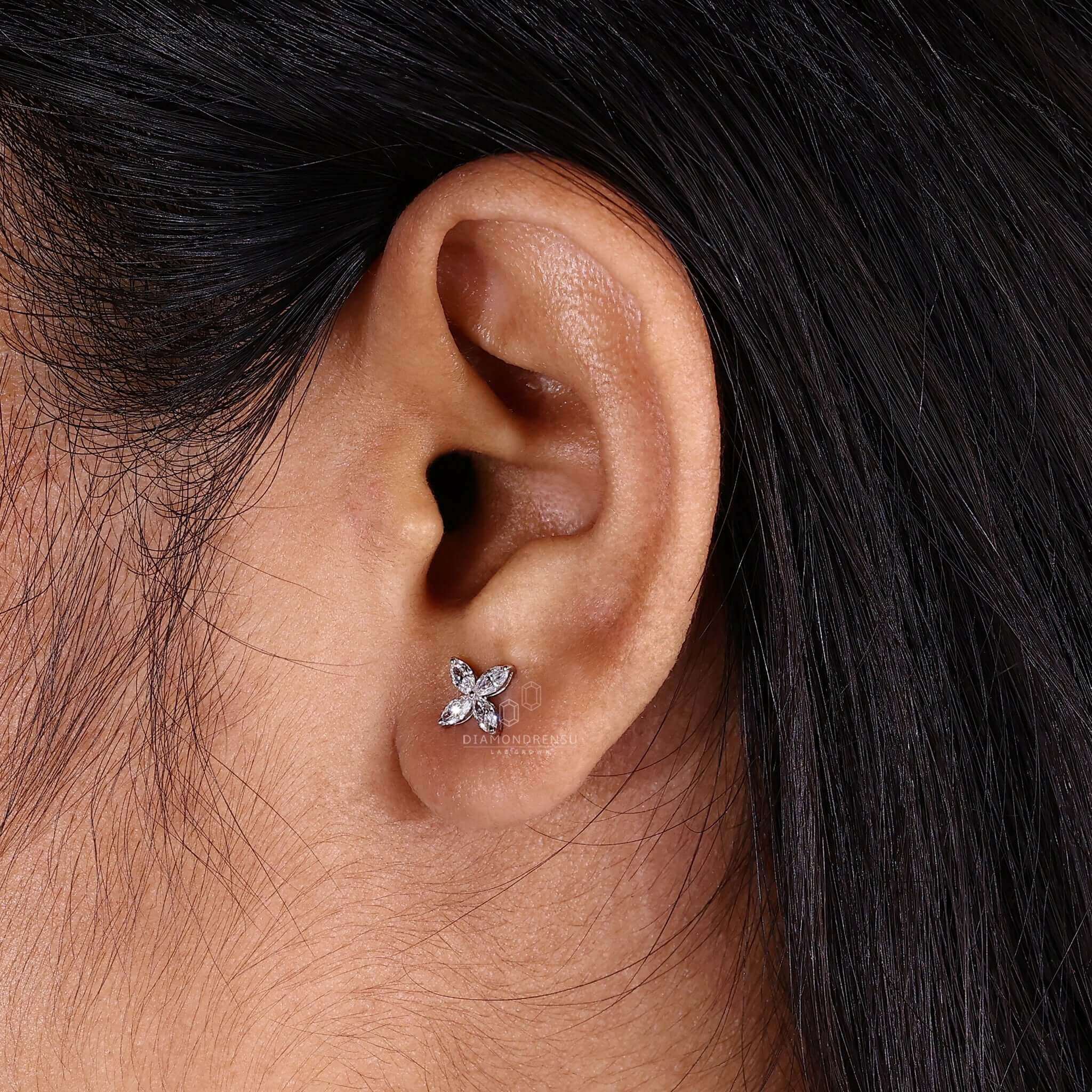 diamond wedding earrings