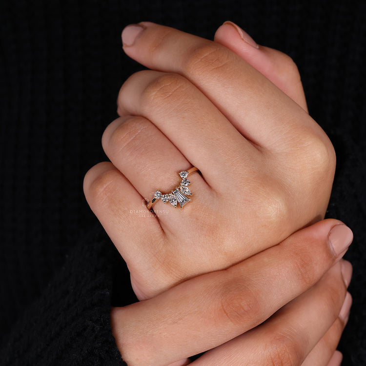 Simple wedding band with classic elegance.
