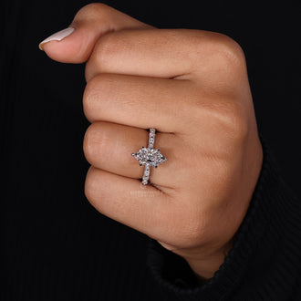 Milgrain Diamond Ring with unique craftsmanship and design.