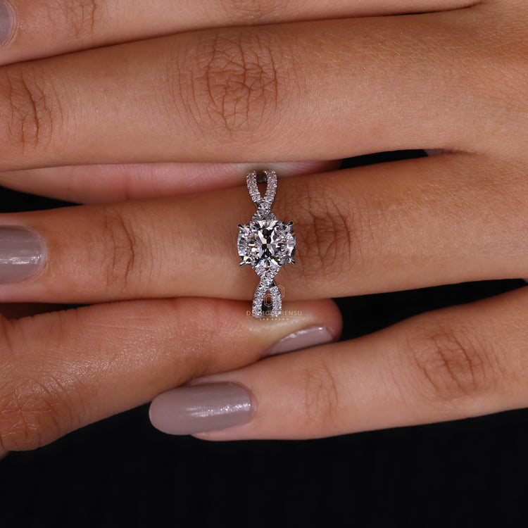 White Gold Ring with a sleek and luxurious finish.