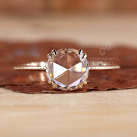 Rose Cut Ring set in a modern yet classic design.
