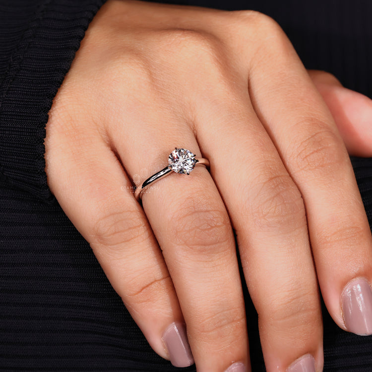 Solitaire Diamond Ring by Diamondrensu for lasting beauty.