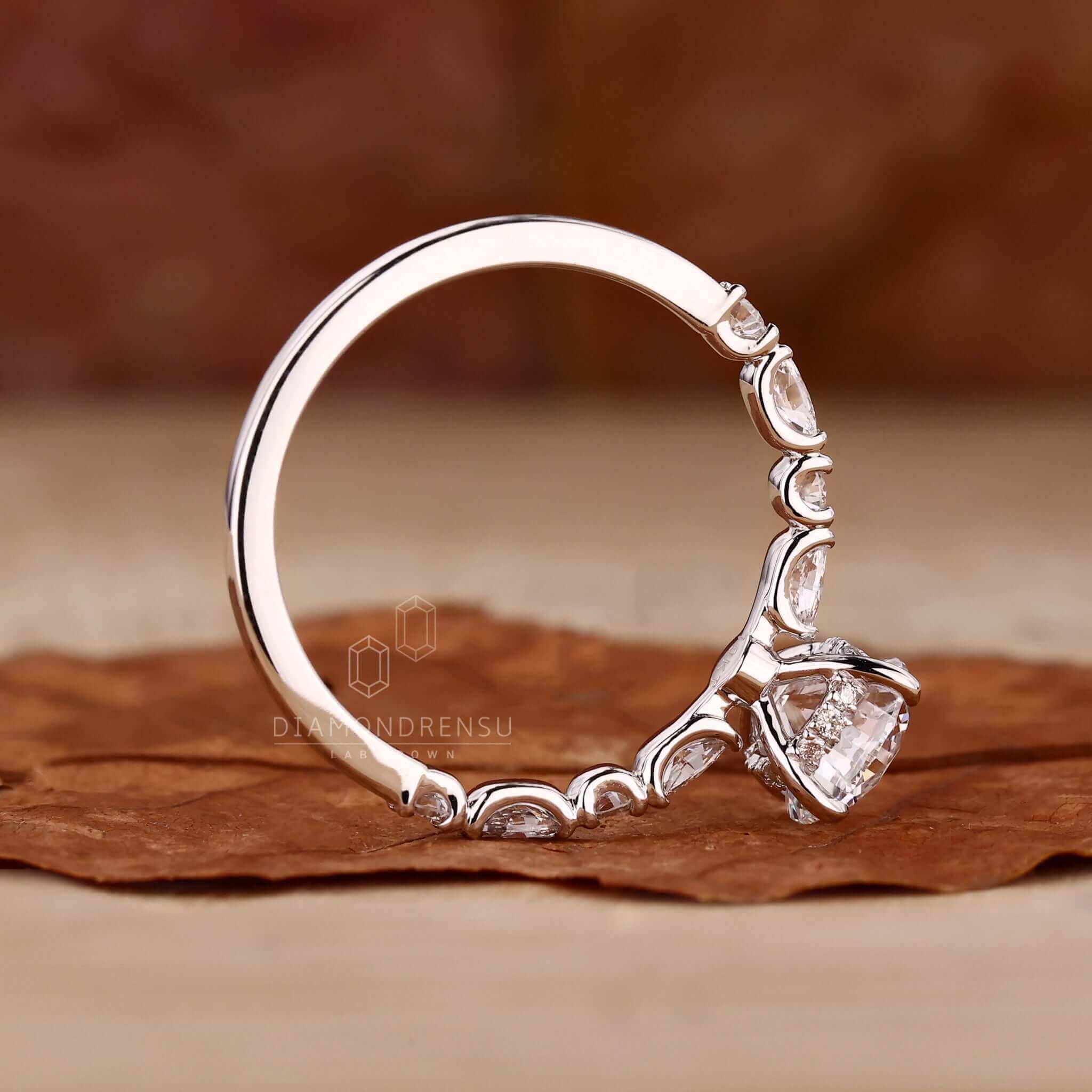 halo engagement ring