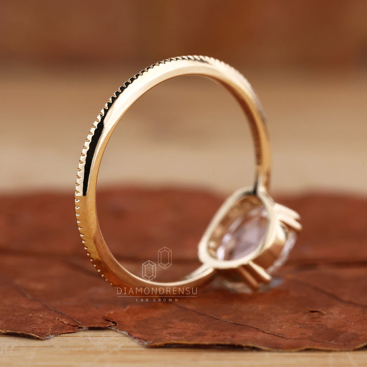 Double Claw Prong Setting Ring designed for security and style.
